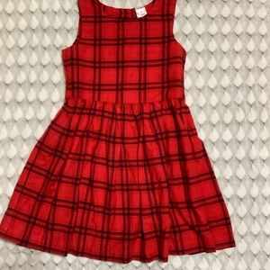 Red Carter’s black plaid Jumper